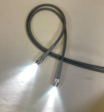 Karl Storz 495UD Bifurcated Fiber Optic Light Cable 2x 3.5 mm X 180cm Dual Leads picture