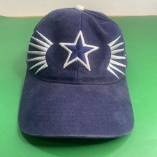 Vtg 90s Dallas Cowboys Starter The Right Hat Shockwave Strapback Cap NFL picture