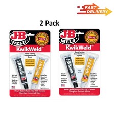 J-B Weld 8276 KwikWeld Quick Setting Steel Reinforced Epoxy - Dark Grey 2 oz picture