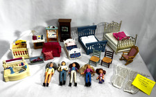 Vintage Fisher Price Loving family Dolls Figures Furniture Accessories Lot picture