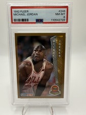 1992-93  FLEER MICHAEL JORDAN  #246 NM-MT PSA 8 picture