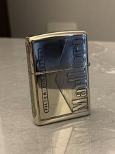 Silver Marlboro Flower zippo lighter in a new box picture