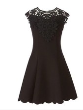 Counting Daisies Girls Black Lace Bodice Party Dress Size 7 picture