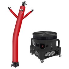 MOUNTO 20ft Red Inflatable Dancing Sky Puppet Tube Man with Blower for Events picture