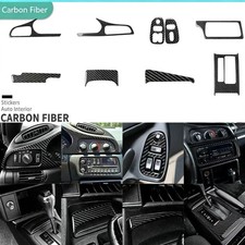 9Pcs Chevrolet Camaro custom real carbon fibre full interior dashboard kit 93-96 picture