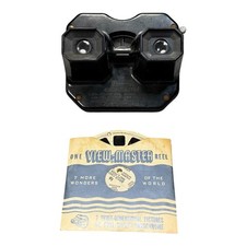 Vintage View-Master Sawyer's Black Viewer 4 Reels Bryce Canyon Xmas USA Lot picture