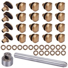 PH PandaHall 20 sets Boot Hooks Brass Shoes Eyelets Buckles Lace Hooks... picture