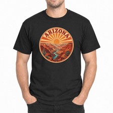 Vintage Arizona Grand Canyon Retro Sunburst Graphic T-Shirt picture
