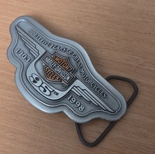 Harley-Davidson 95th Anniversary Belt Buckle 1903-1998 Limited 99050-98Z UNUSED picture