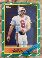 1986 Topps - Steve Young #374 C* on Copyright Line (RC) picture