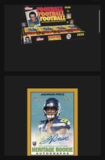 2026 Topps Heritage Football Hobby Box New Sealed PRESALE Ships 10/21/2026 picture