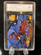 1992 Upper Deck Michael Jordan Fanimation Agent 23 #506 GEM 10 picture