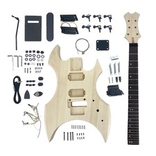 DIY Electric Guitar Kit - 24 fret 25.5 inch Guitar Body Mahogany Neck picture
