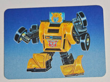 1985 MILTON BRADLEY TRANSFORMERS ACTION CARDS #28 BUMBLEBEE picture