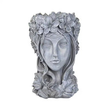 Creative Goddess Head Planter Statue Garden Ornaments picture