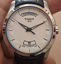 Tissot Couturier Men's white Watch leather strap white dail day-Date picture
