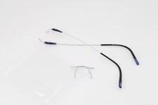 NEW SILHOUETTE 5500 AV 7000 BLACK TITANIUM TEMPLES AUTHENTIC EYEGLASSES 53-19 picture