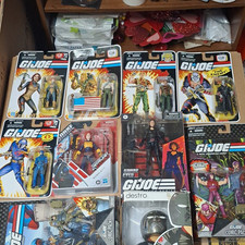 Hasbro G.I. Joe Mixed Lot 10+ Cobra Commander Destro Snake Eyes Boxed 1:18 picture