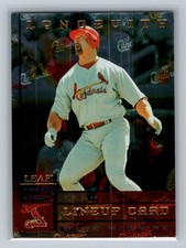 /50 1998 Leaf Rookie & Stars - Longevity Mark McGwire #185 SSP - NM (Read) picture
