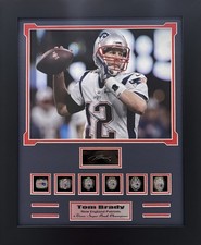 Tom Brady New England  6 Time Super Bowl Champion Ring Frame picture