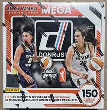 2026 Panini Donruss WNBA Basketball Trading Cards MEGA box NEW FACTORY SEALED picture
