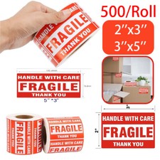 1-20x Fragile Stickers 2x3