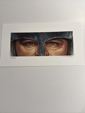 Mass Mini Con The Odyssey Jason Edmiston Eyes Without a Face Art Print EWAF S/N picture