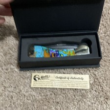 Michael V. Prater Customs Pocketknife 1-Blade Clip Point Slipjoint Multicolor picture