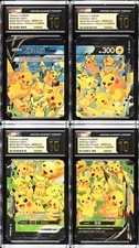 2021 Pokemon Celebrations SWSH Pikachu V-Union Set CGC Pristine 10 picture