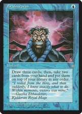 Brainstorm - MtG Ice Age - Common NM 1995 picture