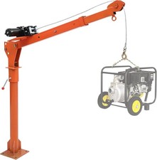 1100Lbs Truck Hoist/Crane Folding Truck Mounted W/Electric Winch 3500Lbs/Pickup picture