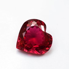35.80 Carat Natural Ruby Red Pink Heart Cut Flawless Certified Loose Gemstone picture