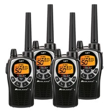 Midland GXT1000VP4 GMRS Two-Way Radio 4-Pack w/ Headsets & Chargers New picture