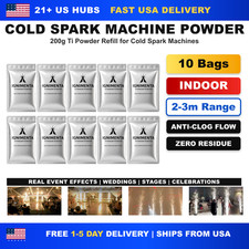 IGNIMENTA 10 Bags Indoor 1-3M Cold Spark Machine Ti Powder (200g/Bag) picture