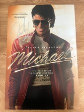 * JAAFAR JACKSON * signed 12x18 poster * MICHAEL * COA picture