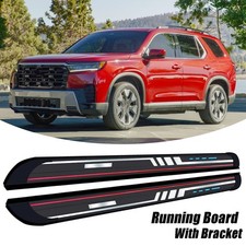 Alu Running Board Side Step Pedal Nerf Bars Fit Honda Pilot 2023 2024 2025 2026 picture