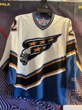 Vintage CCM Washington Capitals Hockey Jersey Men Medium Screaming Eagle NHL 90s picture