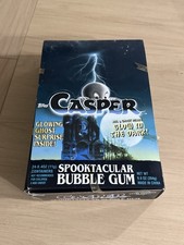 Vintage Topps Casper Ghost Spooktacular Bubble Gum Full 24 Ct Display Box 90s picture