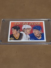 1991-92 Upper Deck 50/50 Club Card #45 Triple THREAT NHL   picture