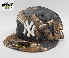 New York Yankees New Era Real Tree Edge Camo Fitted Hat Size 7 1/2 picture
