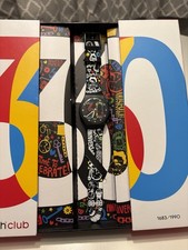 Swatch Hello 30 Watch SUOZ321S-New Needs Battery picture