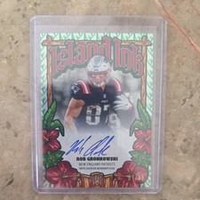 Topps 2026 Flagship Football Rob Gronkowski Island Ink Auto II-RG 80/99 Patriots picture
