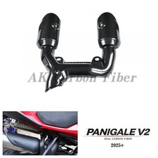 Carbon Fiber Exhaust Cover For Ducati Panigale V2 V2S 2025 2026 picture