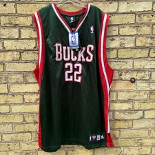 Michael Redd Milwaukee Bucks Adidas Jersey Authentic Sewn NBA Men 48 XL NWT picture