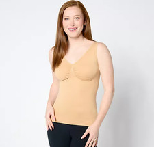 Anybody Women's Bra Sz S Intimates CupLift Comfort Tank Honey Tan A639400 picture