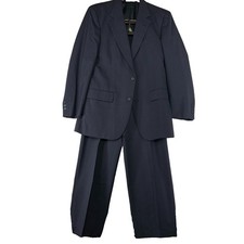 Vintage Brooks Brothers Suit Mens 38R Blue Glen Plaid 2 Piece USA Pants 32 Waist picture