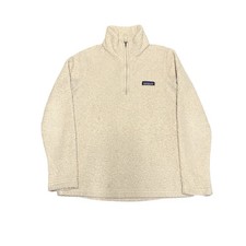 Ultra SOFT Patagonia Los Gatos 1/4 Zip Fleece Pullover Cream Womens XS picture