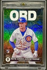 Pete Crow-Armstrong ROOKIE RC HOLO FOIL REFRACTOR  CARD TOPPS  CUBS MINT picture