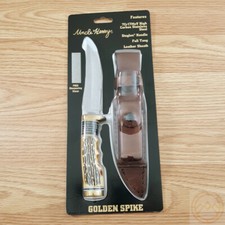 Schrade Uncle Henry Golden Spike Fixed Knife 5