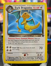 Pokemon Dark Dragonite Team Rocket Rare Regular 22/82 70 HP English picture